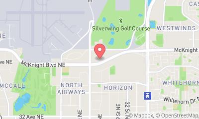 map, Holiday Inn Express & Suites Airport-Calgary, an IHG Hotel