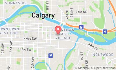 map, Hilton Garden Inn Calgary Downtown