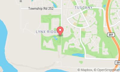 map, Lynx Ridge Golf Club