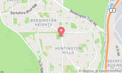 map, Huntington Hills Curling Club