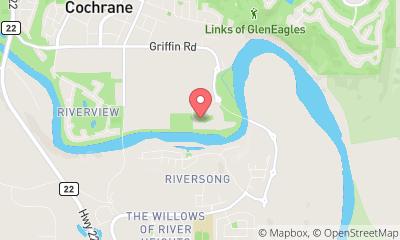 map, Cochrane Curling Club