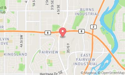 map, Calgary Performing Arts Festival