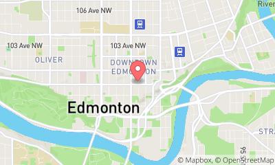 map, Red Arrow Edmonton Downtown Ticket Office