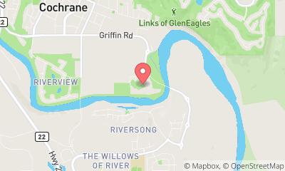 map, Spray Lake Sawmills Family Sports Centre