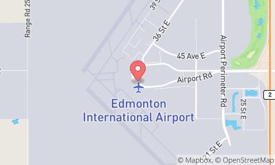 map, Edmonton International Airport