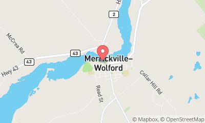 map, Merrickville Lions Club Campground