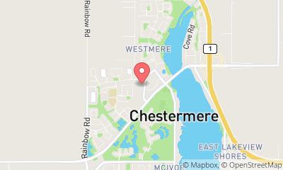 map, The Canadian Brewhouse (Chestermere)