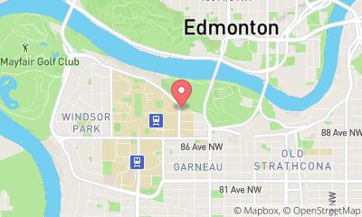 map, Peter Lougheed Hall