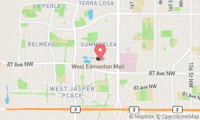 map, Arc'teryx West Edmonton
