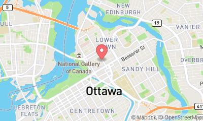 map, Courtyard by Marriott Ottawa Downtown