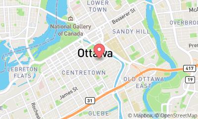 map, Ottawa Embassy Hotel and Suites
