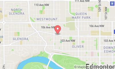 map, TierOne Travel Edmonton