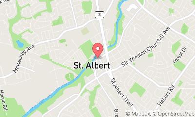 map, Cranky's Bike Shop St. Albert