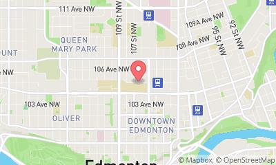 map, Bike Edmonton Downtown Community Workshop