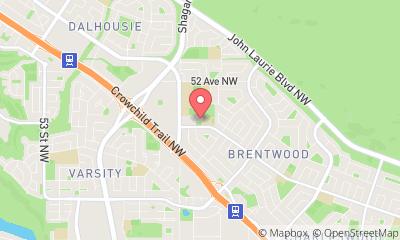 map, Sir Winston Churchill Aquatic & Recreation Centre