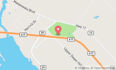 map, Madawaska Golf Club