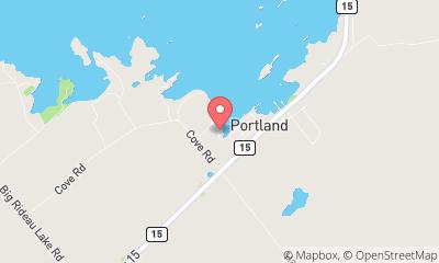 map, Len's Cove Marina