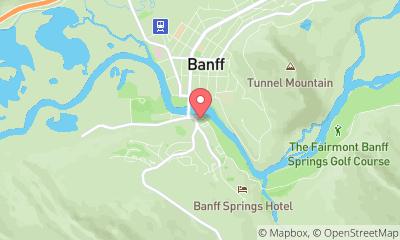 map, YWCA Banff Hotel