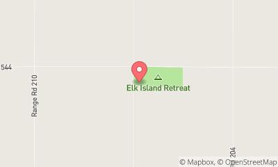 map, Elk Island Retreat