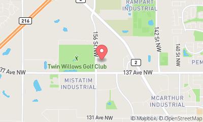 map, Jim-Bows Archery Edmonton