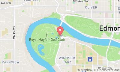 map, Groat Road & Mayfair Golf Country Club