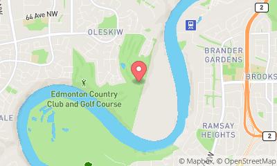 map, Edmonton Country Club