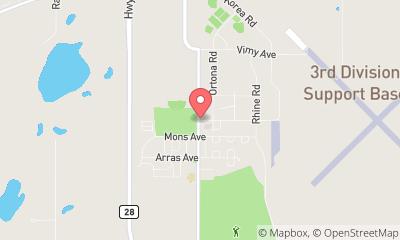 map, Edmonton Garrison
