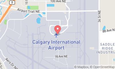 map, YYC Airport International Terminal