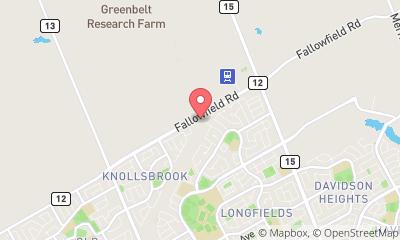 map, Silver 7 Martial Arts & Fitness - Barrhaven