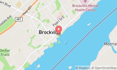 map, Dive Brockville Adventure Centre