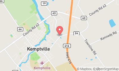 map, Kemptville Training Centre