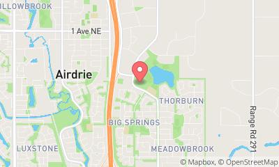 map, Airdrie and District Soccer Association