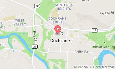 map, Cochrane Lanes