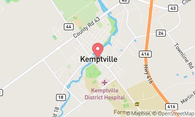map, Kemptville Academy of Martial Arts