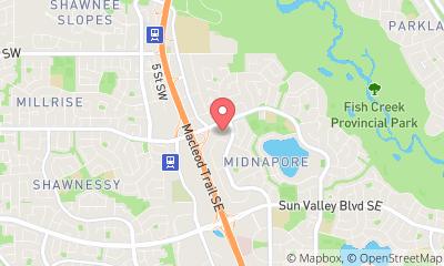 map, Treehouse Indoor Playground - South Calgary