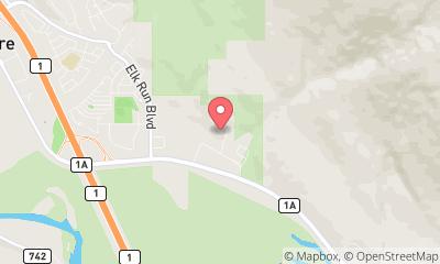 map, Hostelling International - Canmore Clubhouse