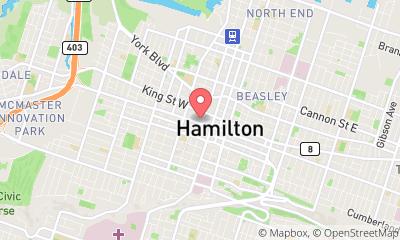 map, Hamilton Philharmonic Orchestra