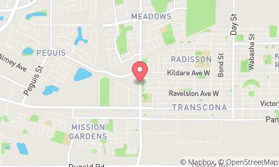 map, Ted's No Frills Winnipeg