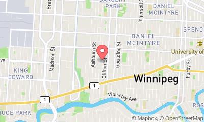 map, Elite Taekwondo Winnipeg Martial Arts School - (Central location) Polo Park & St.James Area
