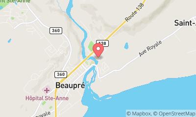 map, Kayak Côte-de-Beaupré | École de kayak de rivière