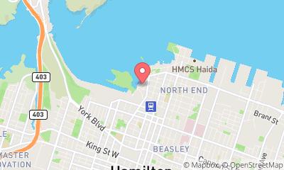 map, Macassa Bay Yacht Club