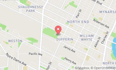 map, Winnipeg Aboriginal Sport Achievement Centre