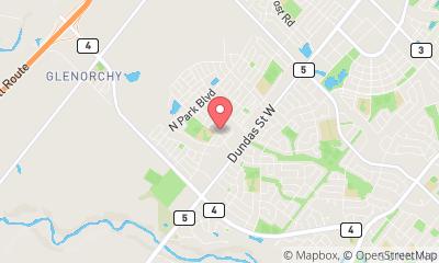 map, Ontario’s Professional School of Music & Art