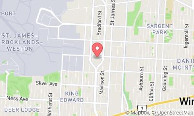 map, Holiday Inn Express Winnipeg Airport - Polo Park