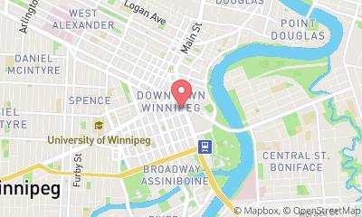 map, 300 Main Winnipeg