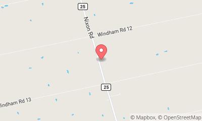 map, Timmermans' Ranch and horse stables