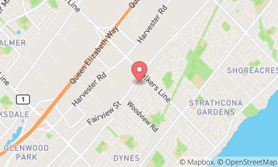 map, Burlington Dance Academy