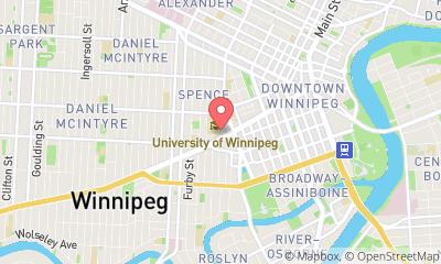 map, Manitoba Conservatory of Music & Arts