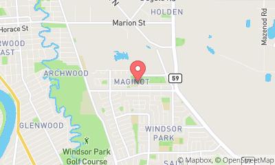 map, Louis Riel Arts and Technology Centre