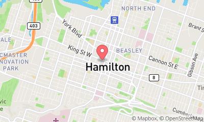 map, Hamilton Airport Limo